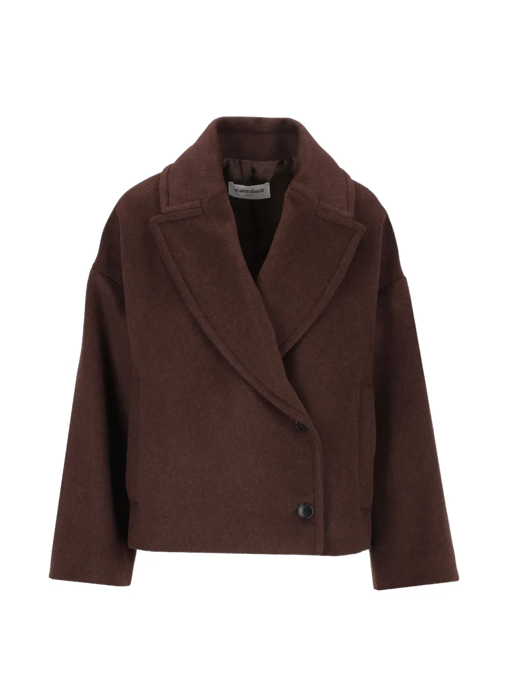 Al Duca D’Aosta 1902 double-breasted short coat - Brown
