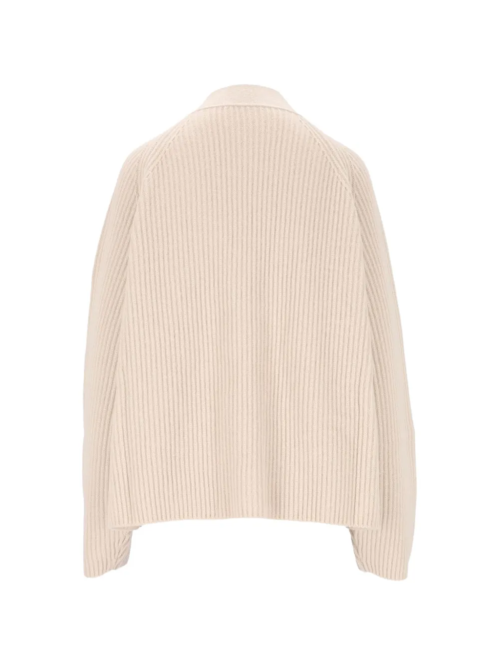 Dusan ribbed raglan cardigan Beige