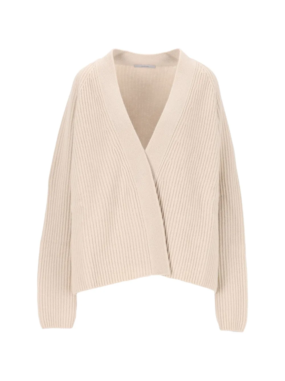 Dusan ribbed raglan cardigan - Nude