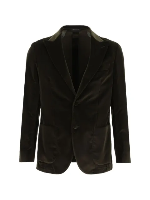 Al Duca D’Aosta 1902 velvet notch-lapel blazer