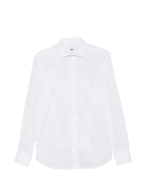 VELA SHOP spread-collar button-up shirt