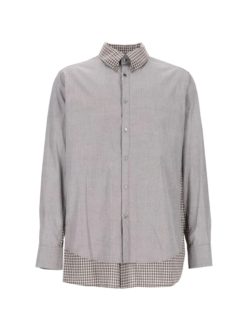 Maison Margiela double-layer cotton shirt - Grau