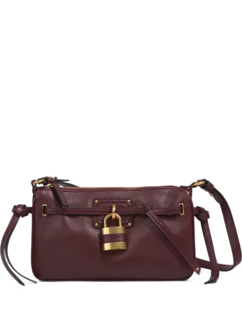 Chloé mini Paddington sling pouch with strap in soft leather