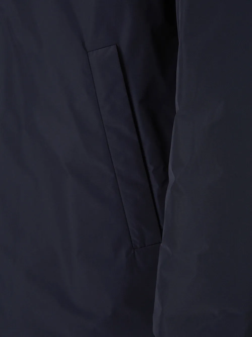 Moncler Okefen hooded long down parka jacket Blauw