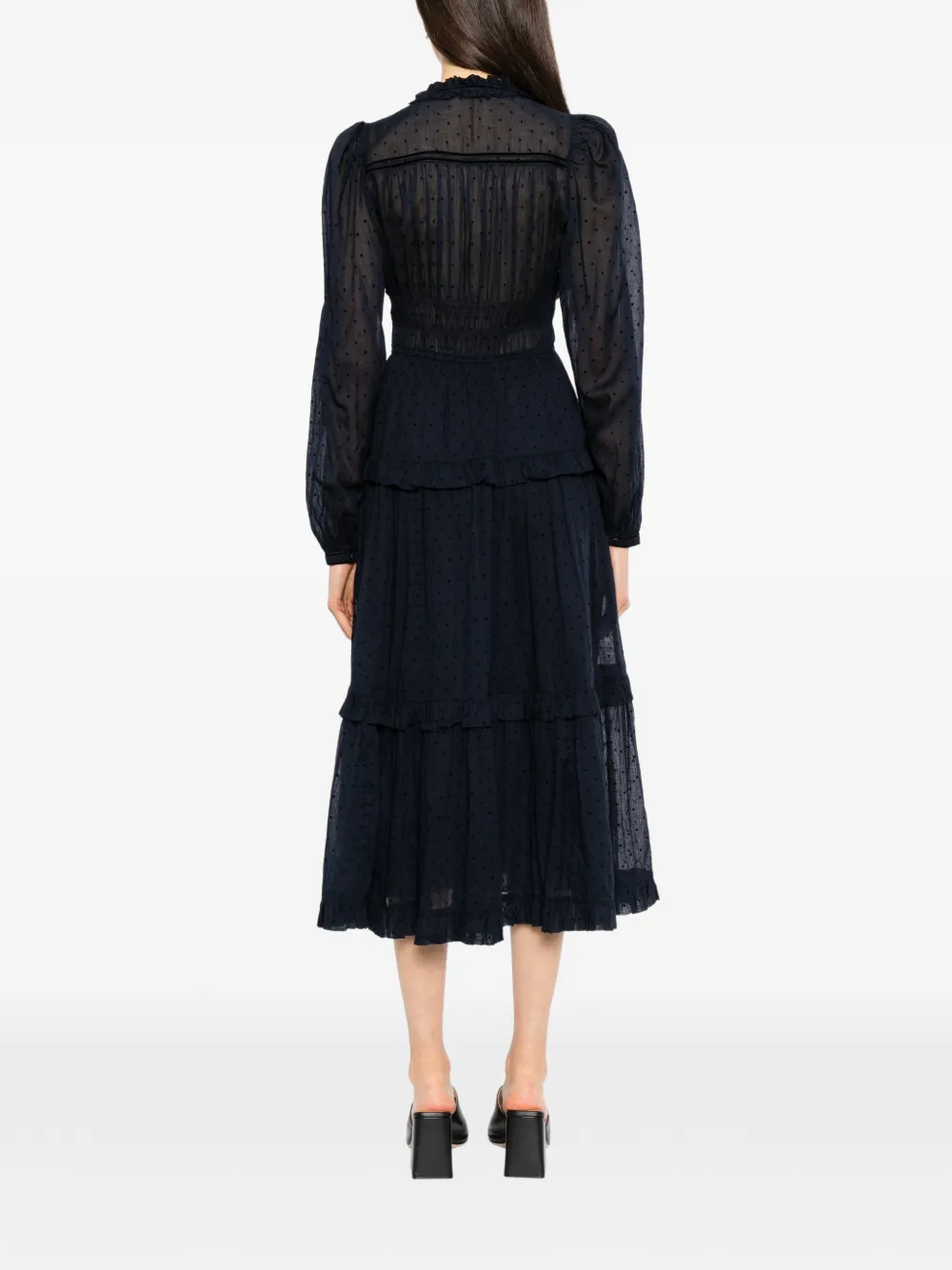 Ulla Johnson Ardelle midi dress Blauw