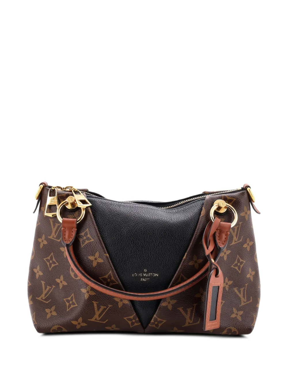 Louis Vuitton Pre-Owned V Monogram Canvas and Leather BB tote bag - Black
