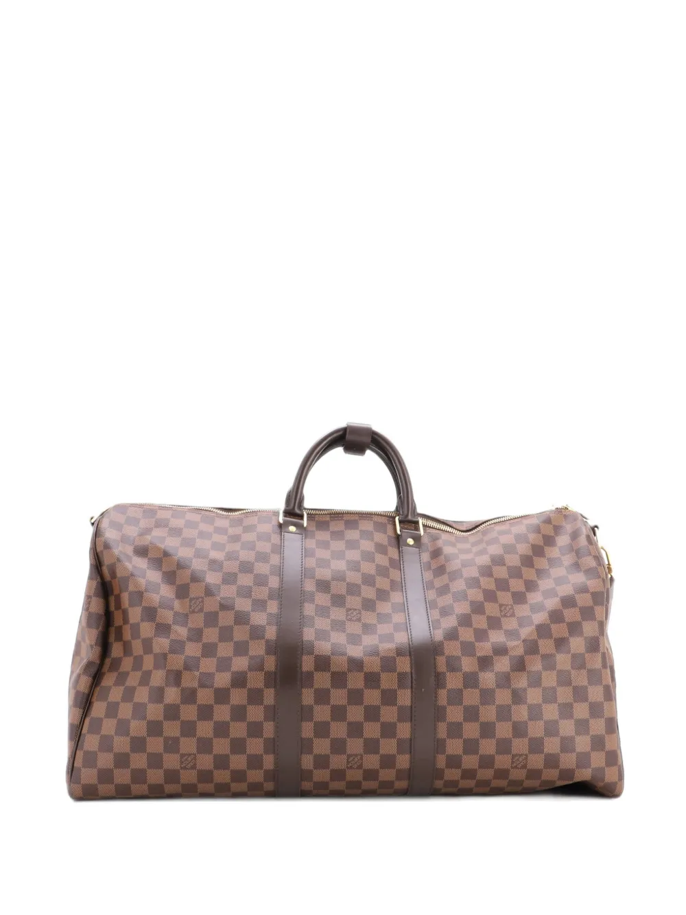 Louis Vuitton Pre-Owned Keepall Bandouliere Bag Damier 55 travel bag - Braun