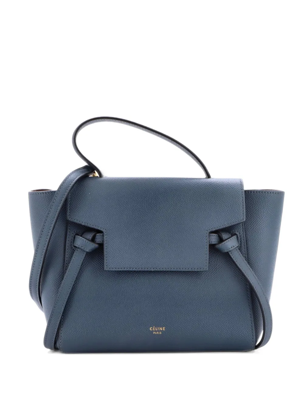Celine Pre-Owned Belt Bag Textured Leather Nano shoulder bag - Blau