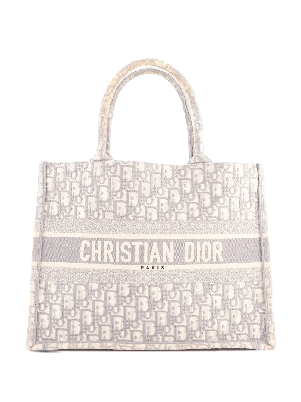 Christian Dior Pre-Owned Book Oblique Canvas Medium tote bag - Grau