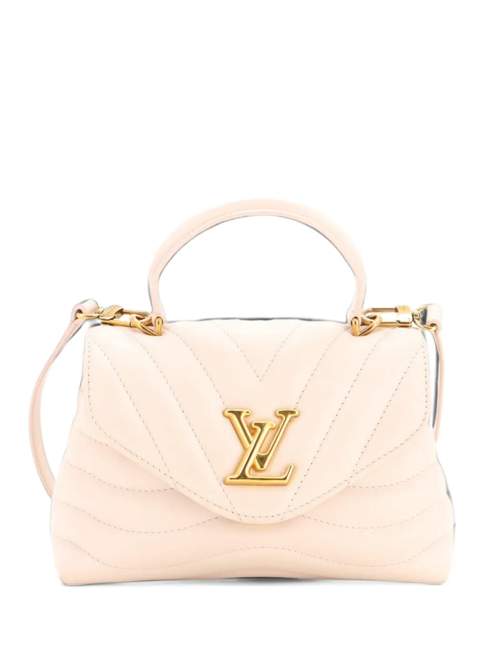 Louis Vuitton Pre-Owned New Wave Hold Me Top Handle Bag Quilted Leather satchel - Toni neutri