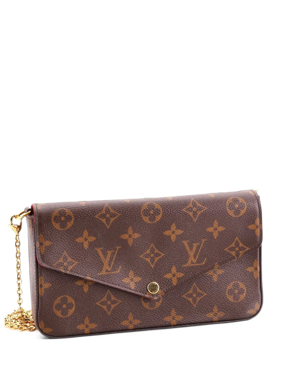Louis Vuitton Pre-Owned Felicie Pochette Monogram Canvas crossbody bag - Marrone