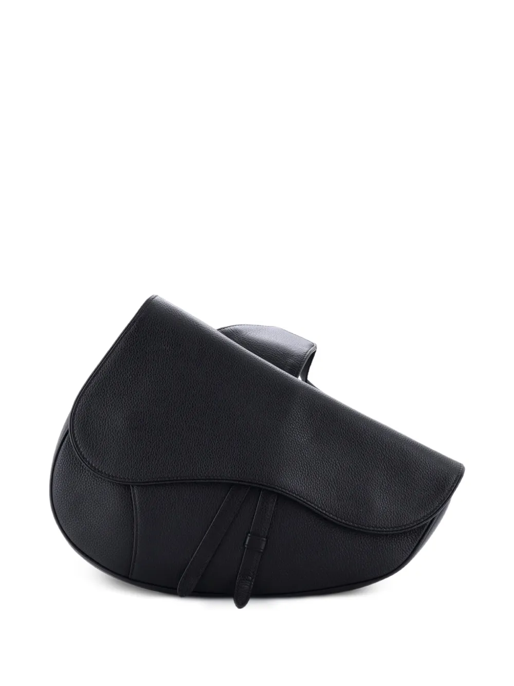 Christian Dior Pre-Owned Saddle Leather Maxi crossbody bag - Schwarz