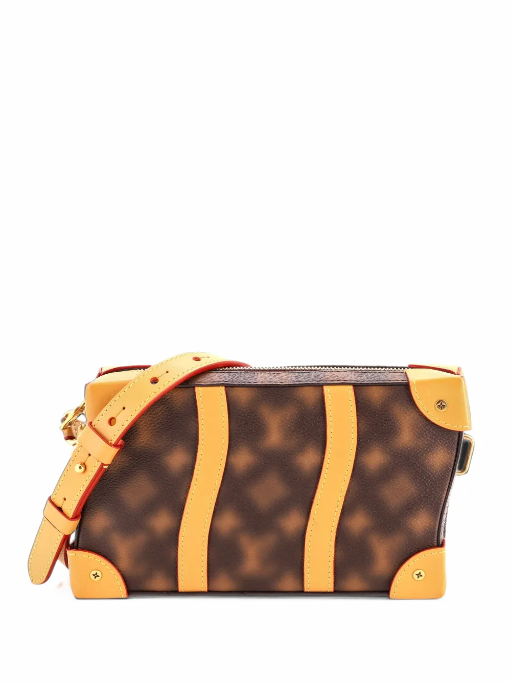 Louis Vuitton Pre-Owned Soft Trunk Wallet Limited Edition Blurry Monogram Canvas crossbody bag - Marrone