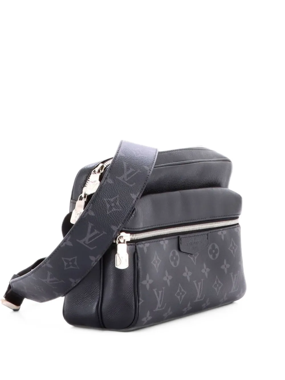 Louis Vuitton Pre-Owned Outdoor Messenger Bag Monogram Taigarama crossbody bag - Black
