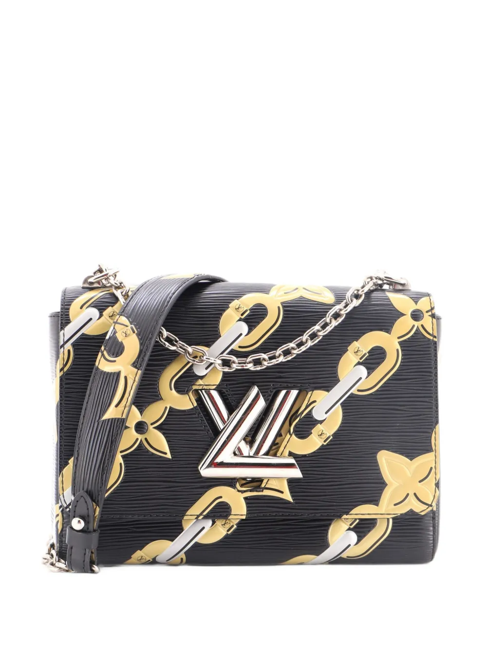 Louis Vuitton Pre-Owned Twist Handbag Limited Edition Print Epi Leather MM shoulder bag - Nero
