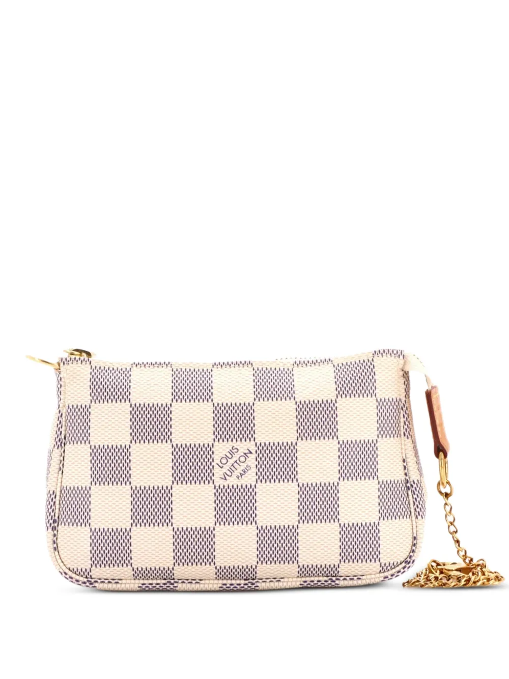 Louis Vuitton Pre-Owned Pochette Accessoires Damier Mini clutch bag - Bianco