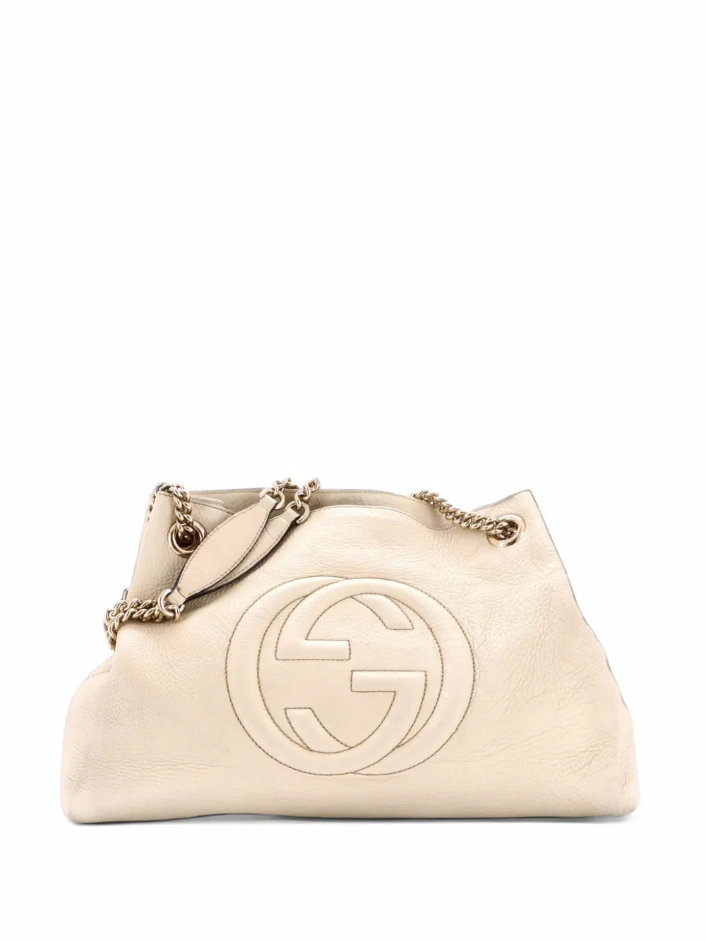 Gucci Pre-Owned Soho Chain Strap Leather Medium shoulder bag - Toni neutri