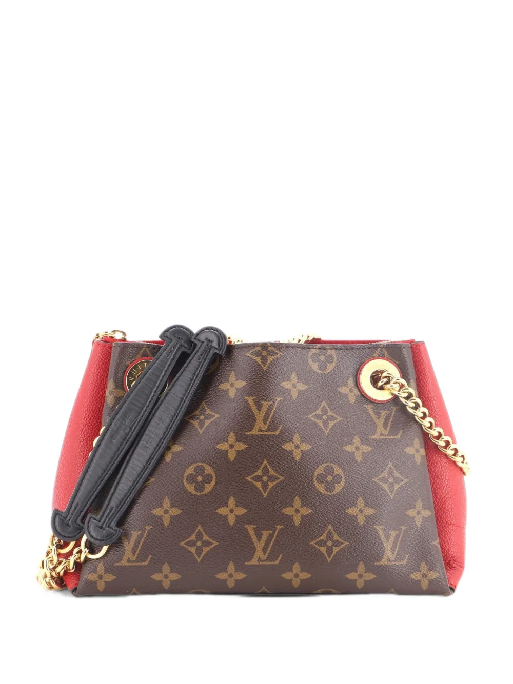 Louis Vuitton Pre-Owned Surene Handbag Monogram Canvas with Leather BB shoulder bag - Rosso