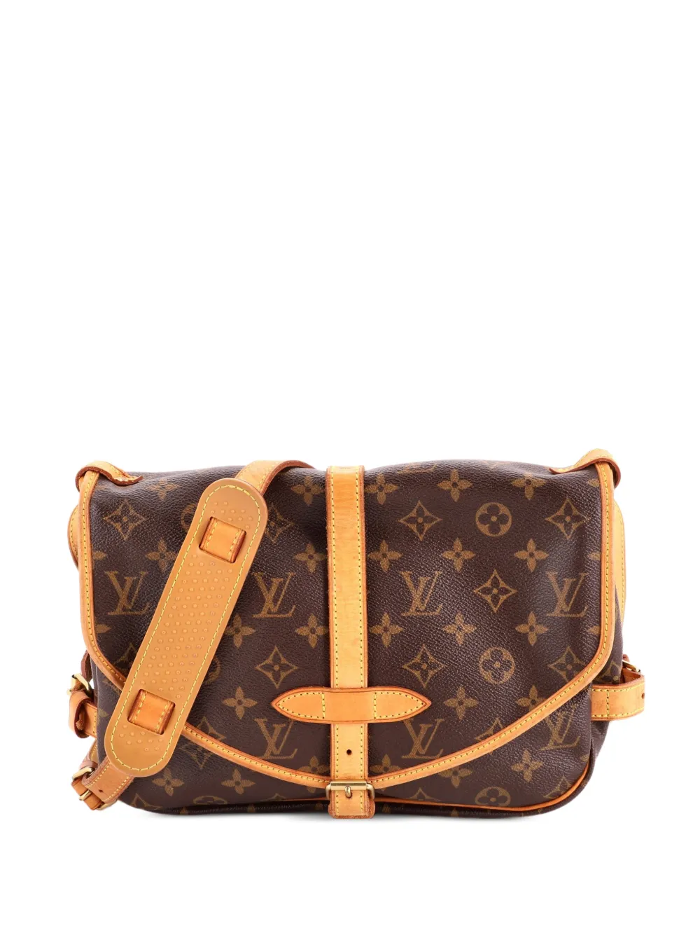 Louis Vuitton Pre-Owned Saumur Handbag Monogram Canvas 30 crossbody bag - Marrone