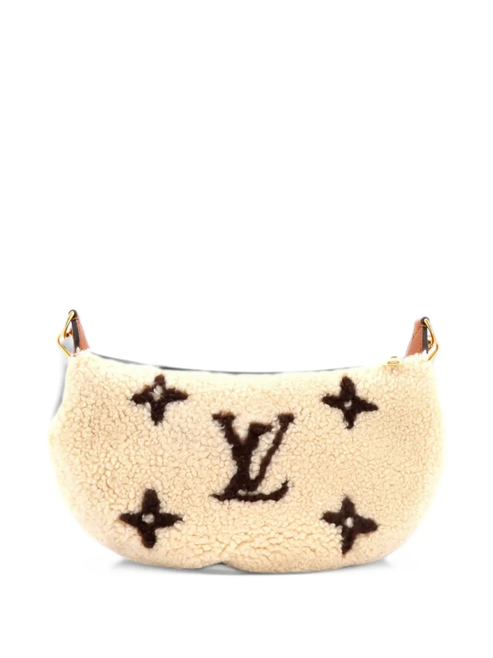 Louis Vuitton Pre-Owned Over The Moon Bag Monogram Giant Teddy Fleece shoulder bag - Nude