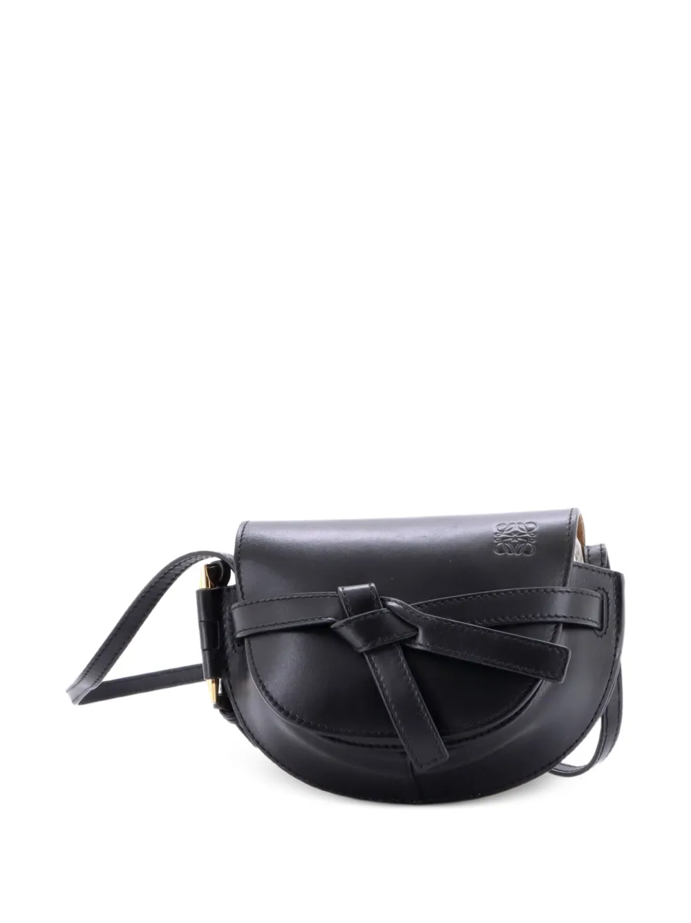 Loewe Pre-Owned Gate Shoulder Bag Leather Mini crossbody bag - Schwarz