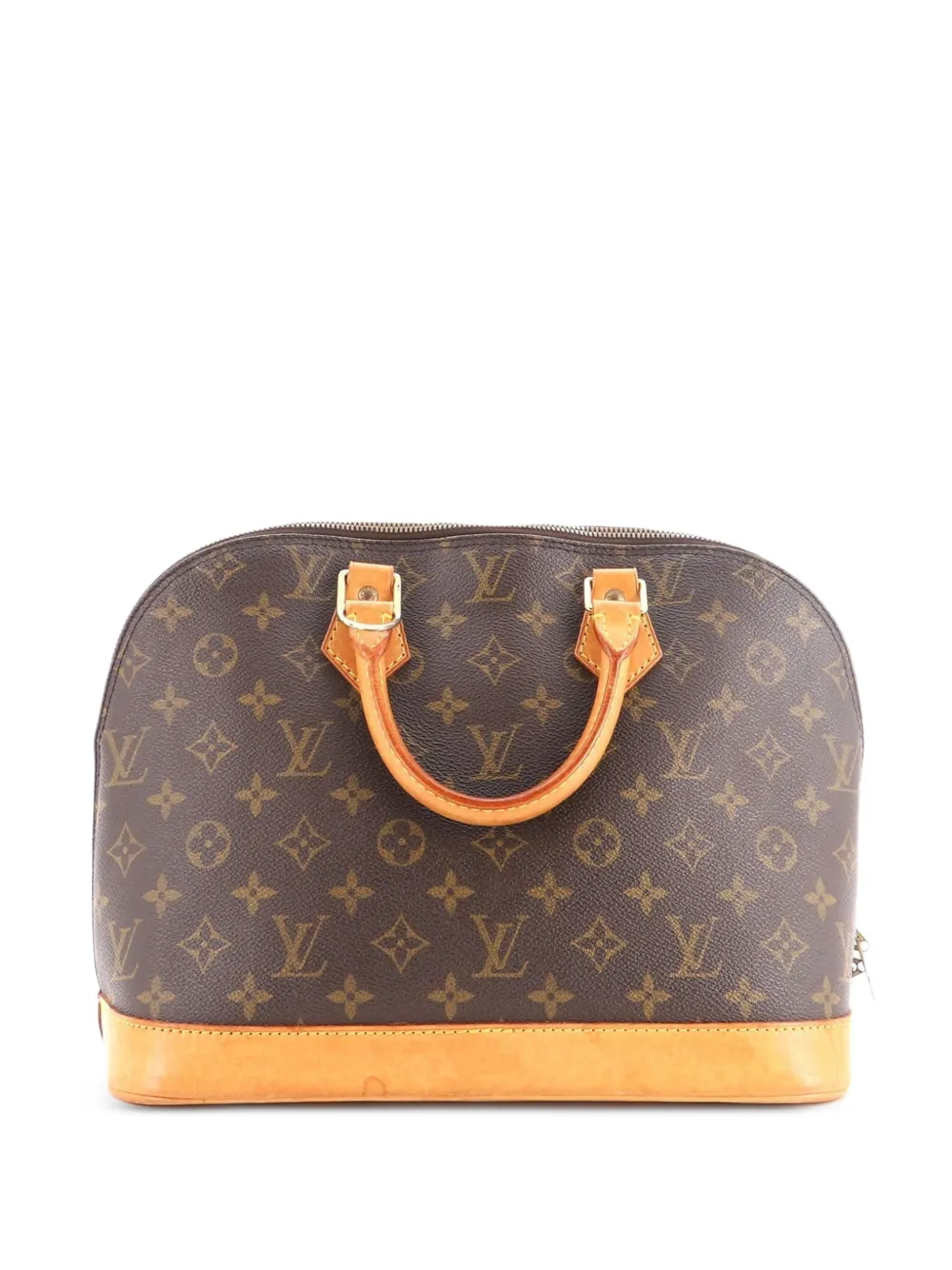 Louis Vuitton Pre-Owned Alma Handbag Monogram Canvas PM satchel - Braun