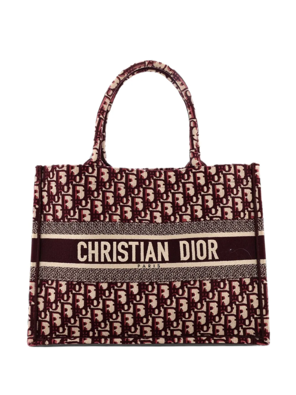 Christian Dior Pre-Owned Book Oblique Tote Bag aus Canvas - Rosa