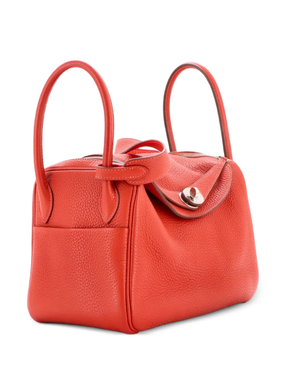 Hermès Pre-Owned Lindy Bag Clemence 26 shoulder bag - Orange