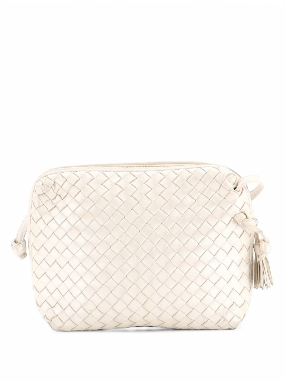 Bottega Veneta Pre-Owned Nodini Intrecciato Nappa Small crossbody bag - Metallic