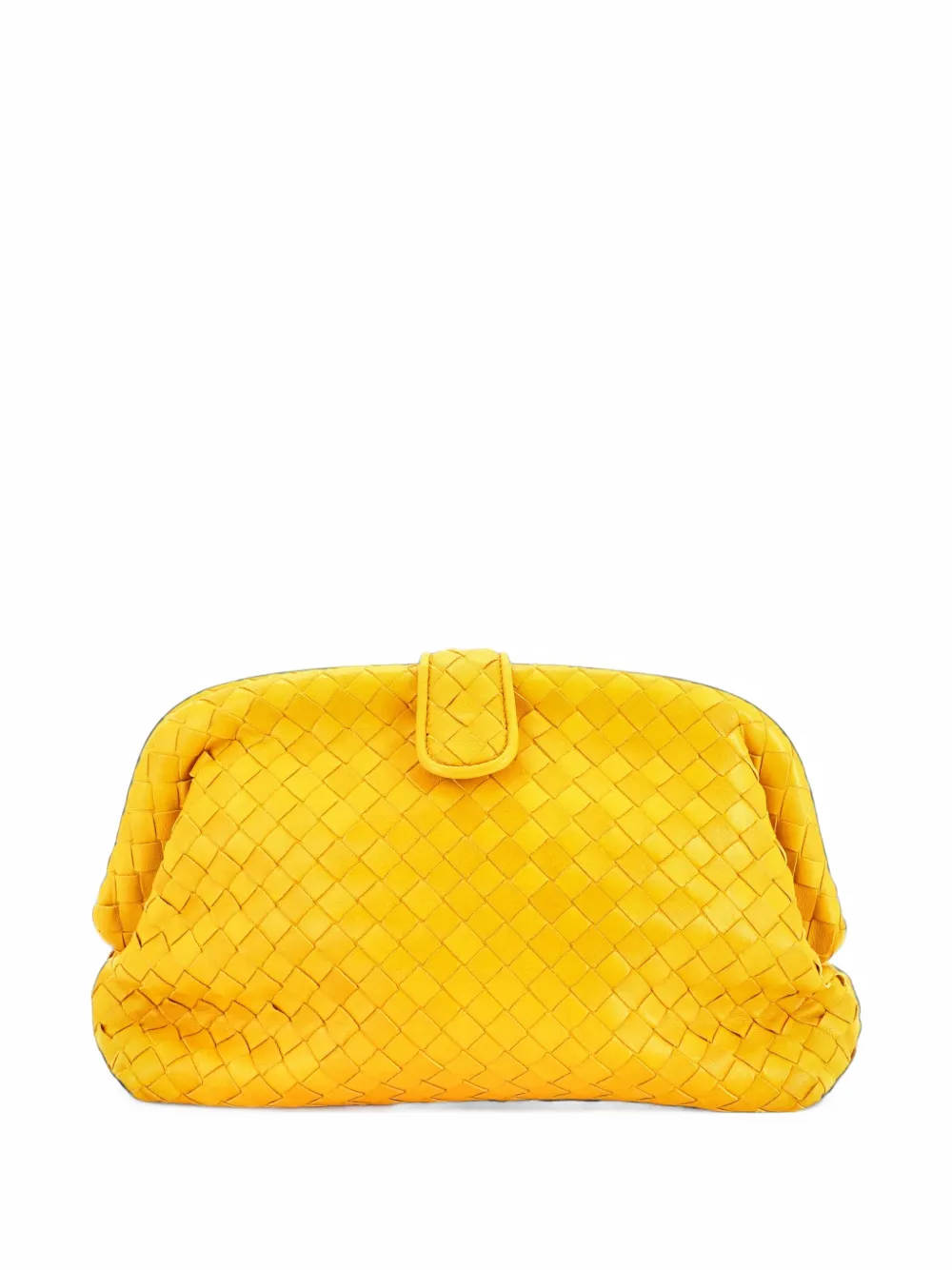 Bottega Veneta Pre-Owned Lauren 1980 Intrecciato Nappa clutch bag - Gelb