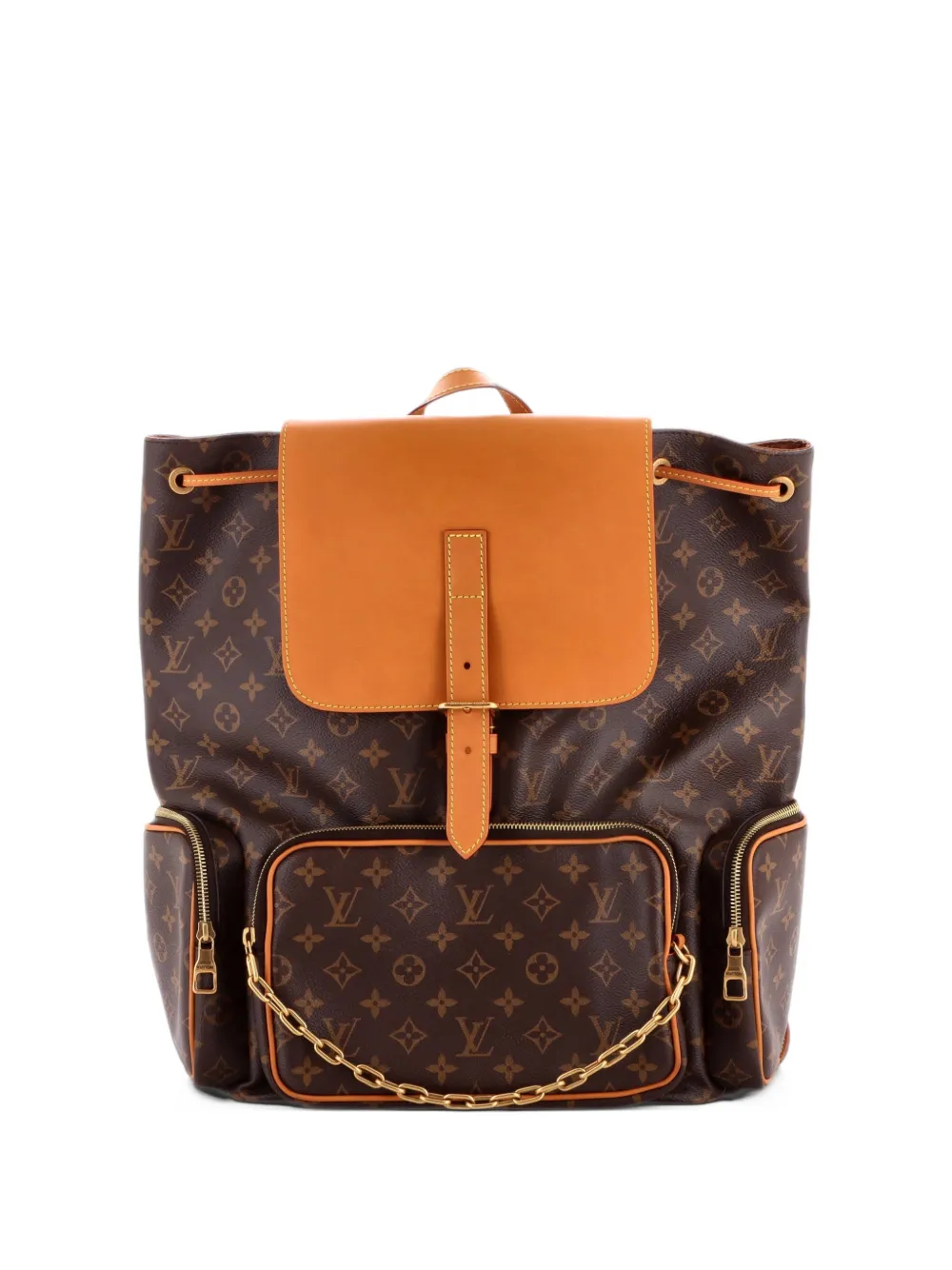 Louis Vuitton Pre-Owned Trio Monogram Canvas backpack - Braun