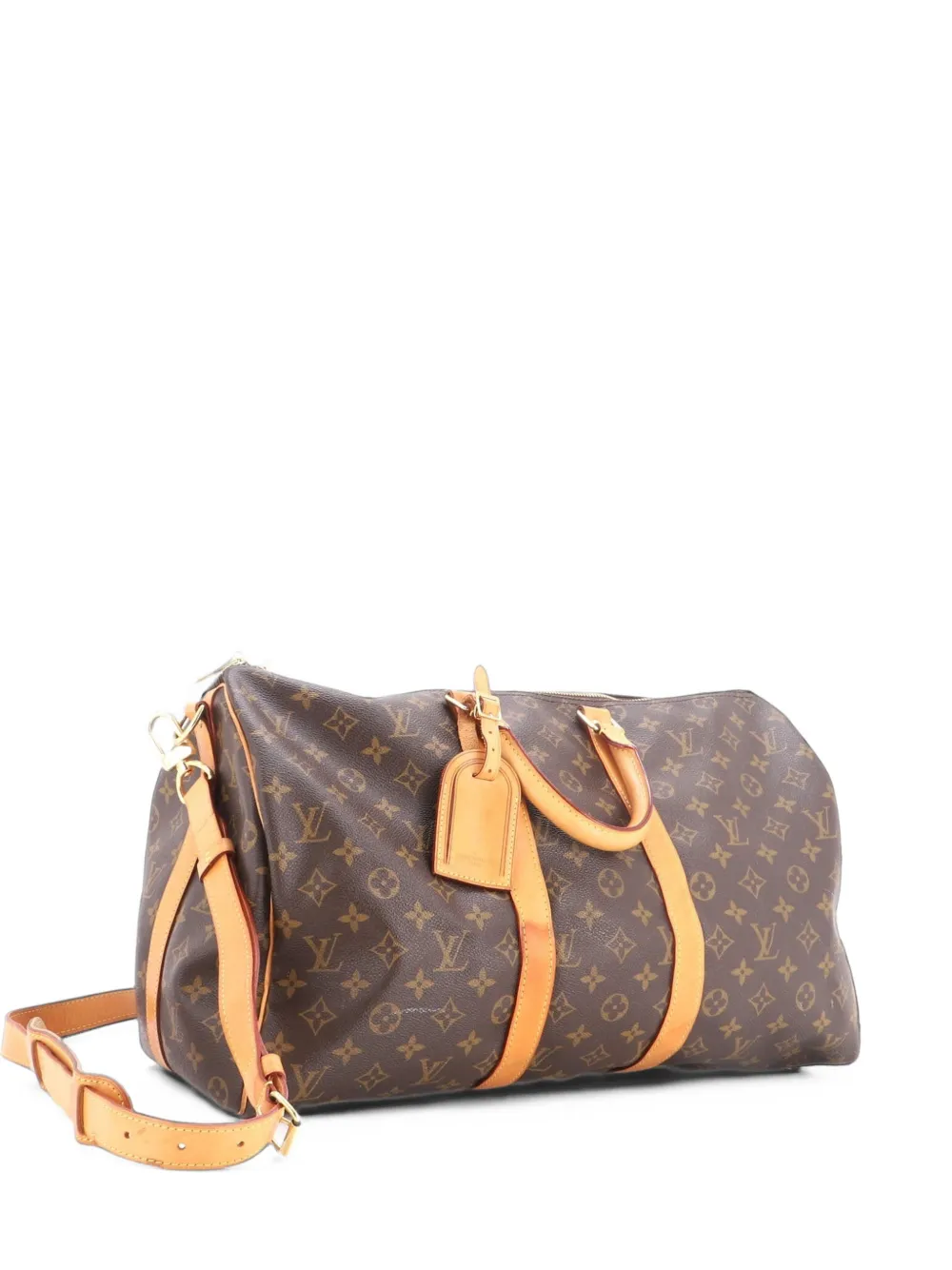 Louis Vuitton Pre-Owned Keepall Bandouliere Bag Monogram Canvas 45 travel bag - Marrone