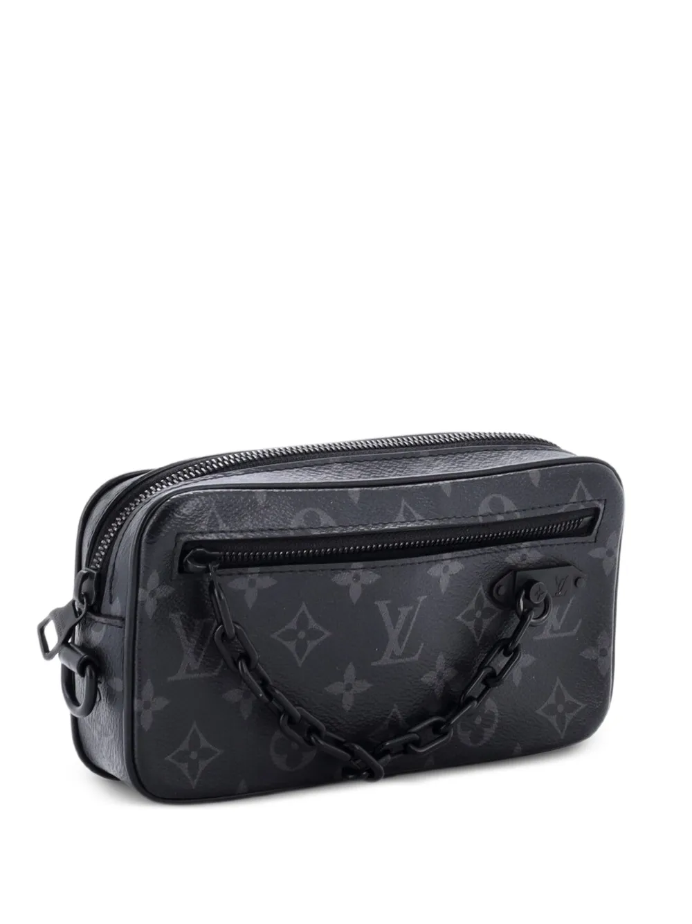 Louis Vuitton Pre-Owned Pochette Volga Monogram Eclipse Canvas clutch bag - Schwarz