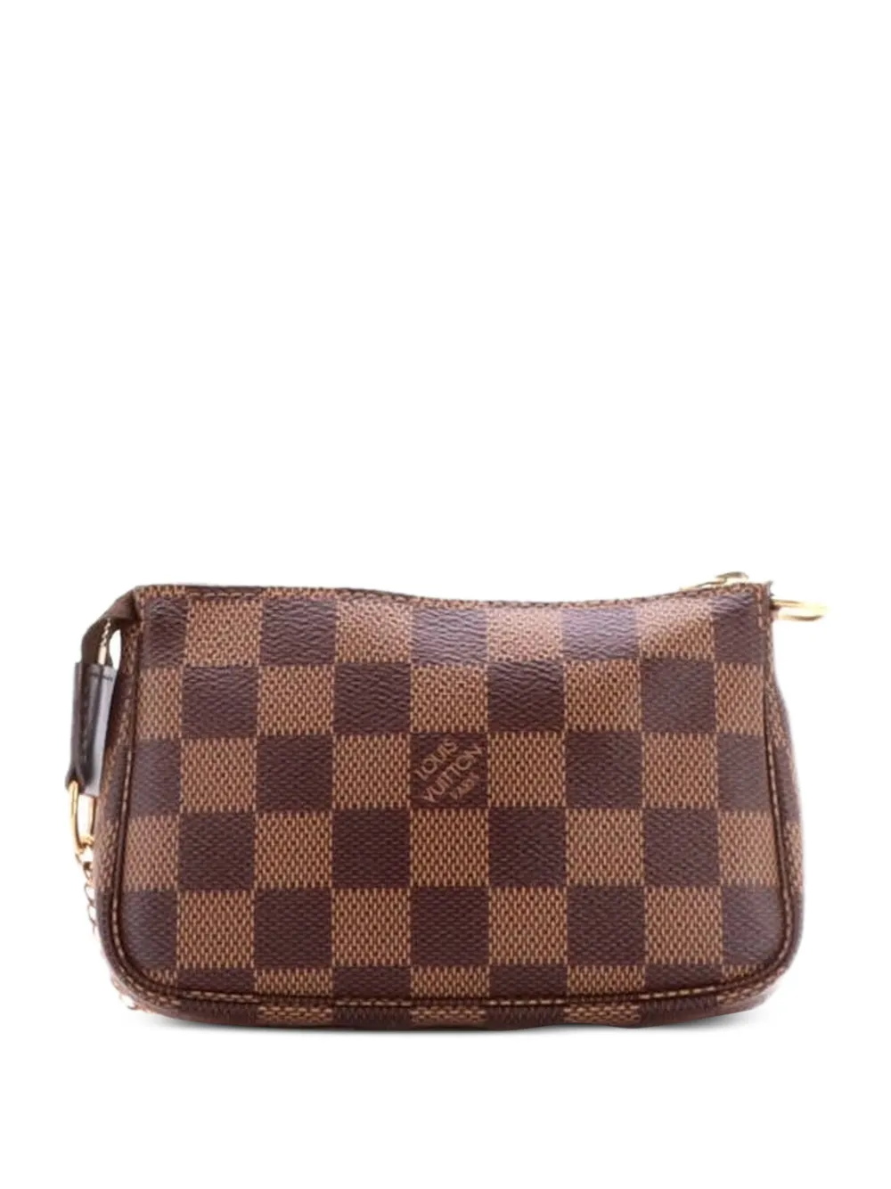 Louis Vuitton Pre-Owned Pochette Accessoires Damier Mini clutch bag - Marrone