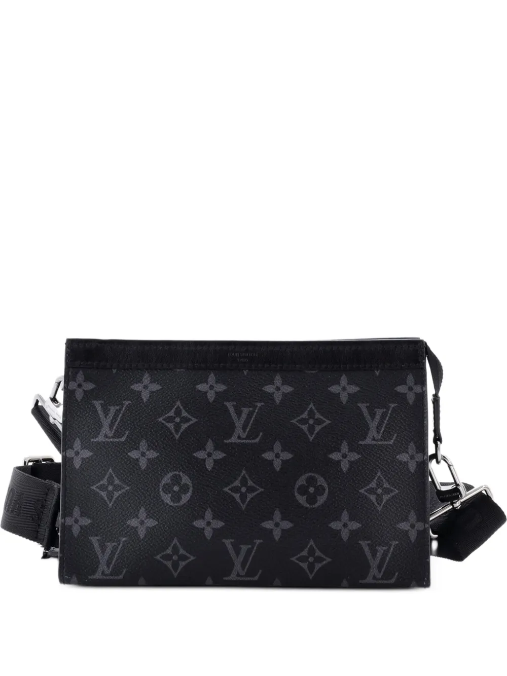 Louis Vuitton Pre-Owned Gaston Wearable Wallet Monogram Eclipse Canvas crossbody bag - Nero