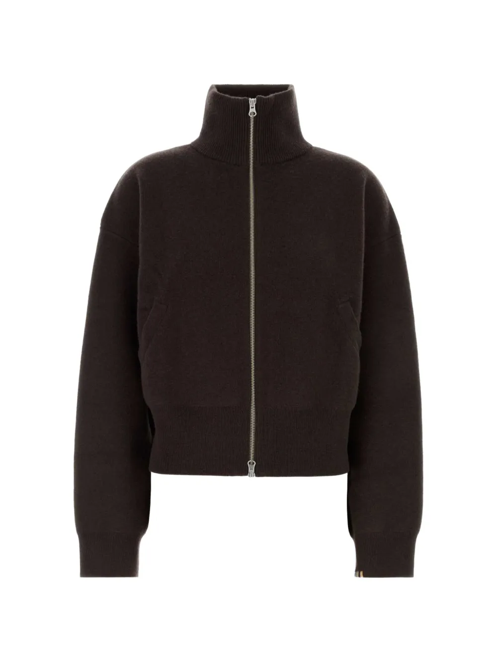 extreme cashmere n°385 Xtra Cute zip-up cardigan - Brown
