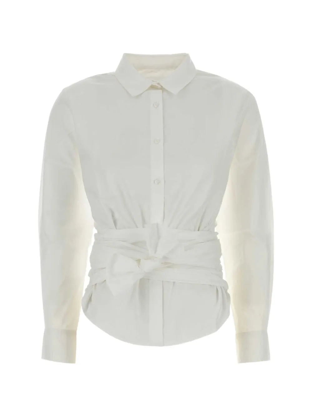Gimaguas Ashley wrap-waist shirt - Weiß