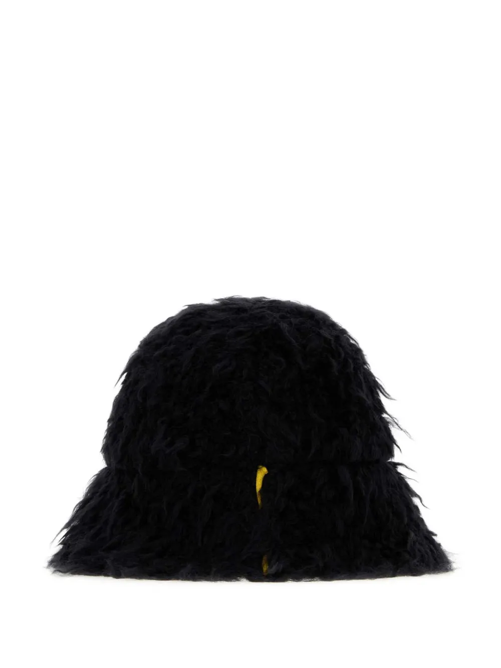 FENDI teddy-effect bucket hat - Nero