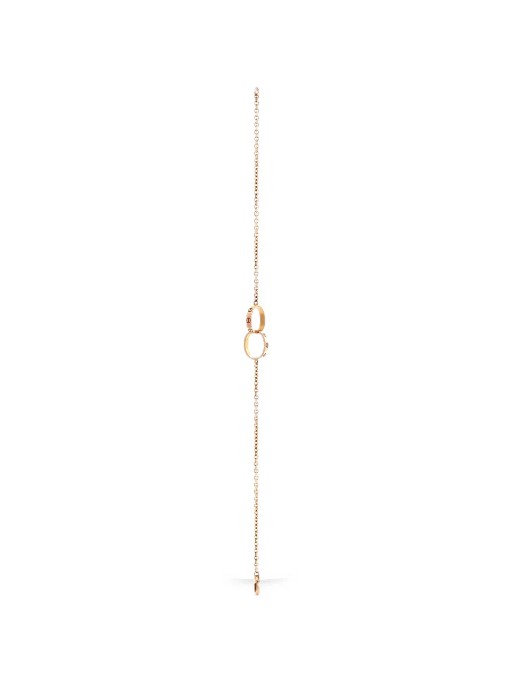 Cartier 18kt Love Interlocking Rotgoldarmband - Rosa