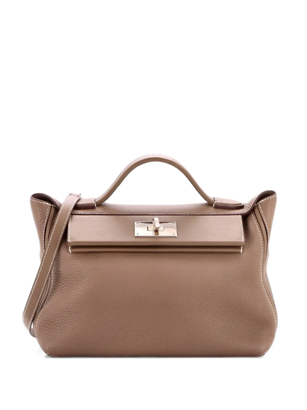 Hermès Pre-Owned 24/24 Bag Togo with Swift 29 satchel - Grau