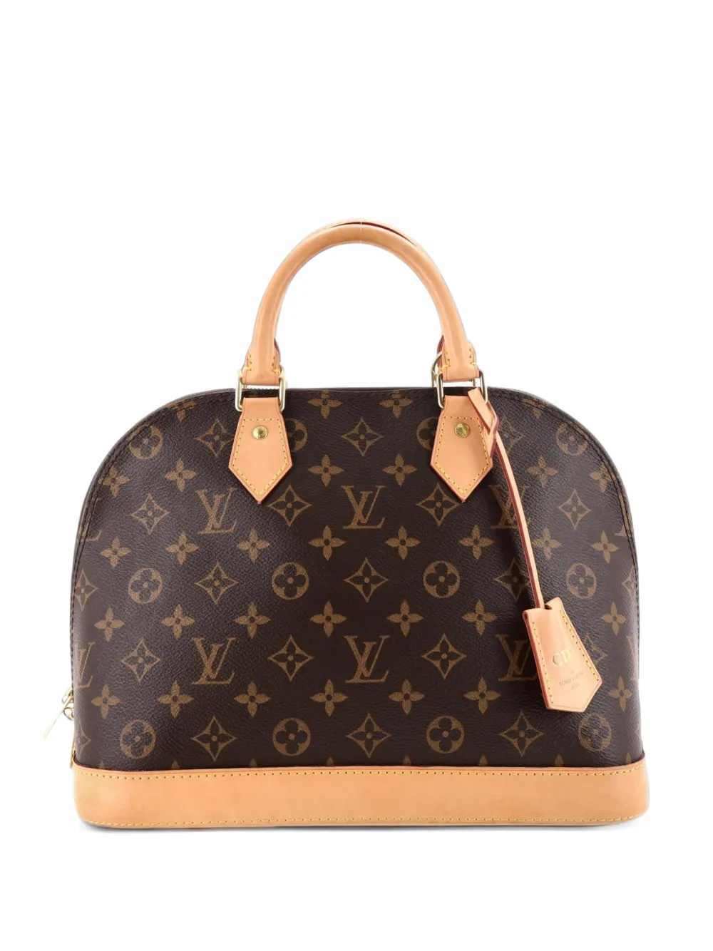 Louis Vuitton Pre-Owned Alma Handbag Monogram Canvas PM satchel - Braun
