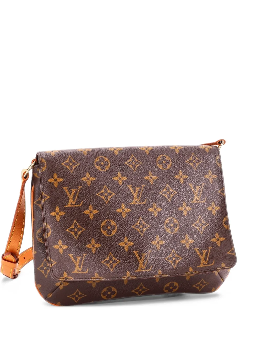 Louis Vuitton Pre-Owned Musette Tango Handbag Monogram Canvas shoulder bag - Marrone