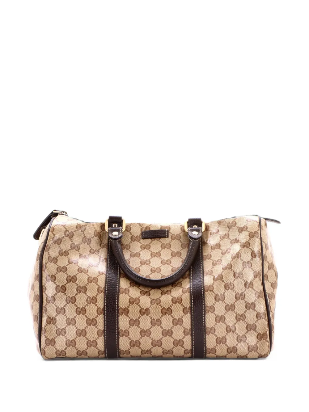 Gucci Pre-Owned Joy Boston Bag GG Coated Canvas Medium satchel - Marrone