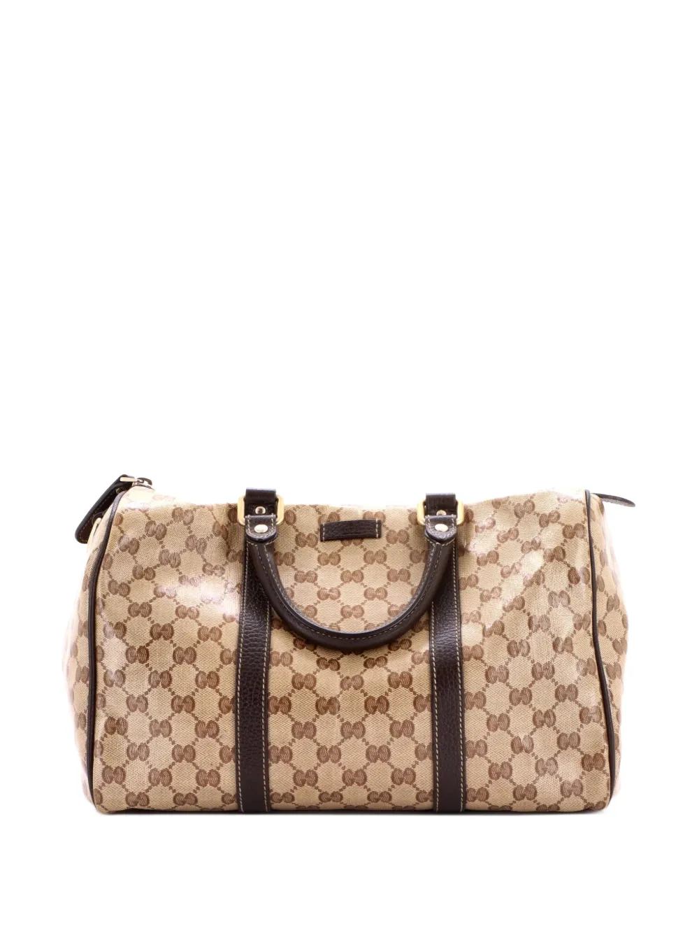 Gucci Pre-Owned Joy Boston Bag GG Coated Canvas Medium satchel - Marrone