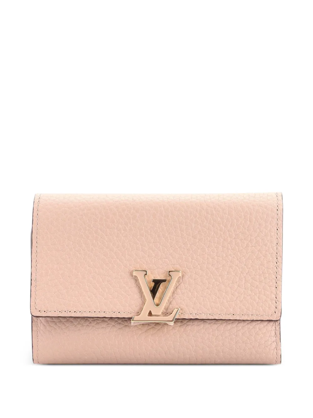 Louis Vuitton Pre-Owned Capucines Wallet Leather Compact small wallets - Neutrals