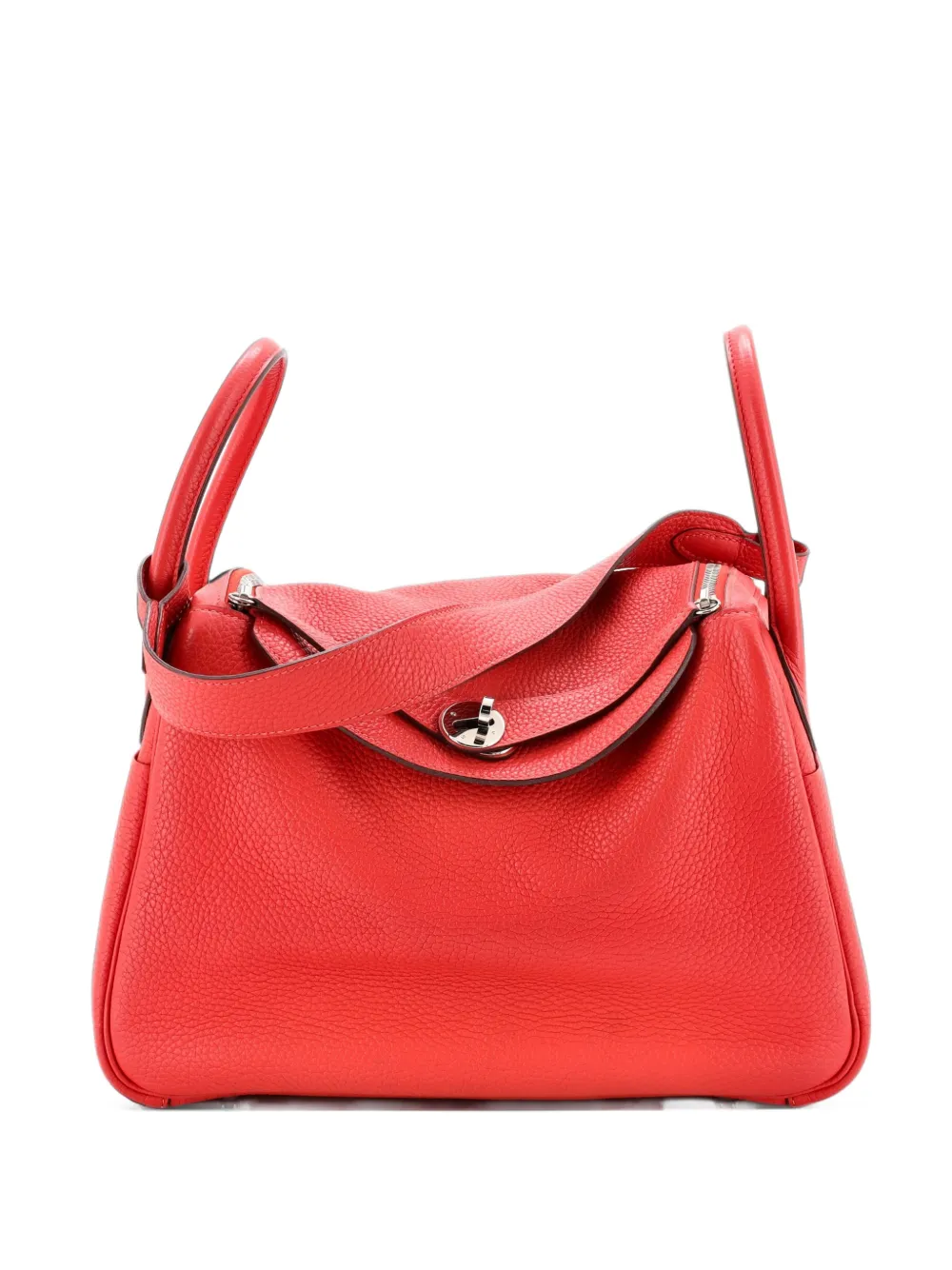 Hermès Pre-Owned Lindy Bag Clemence 30 shoulder bag - Red
