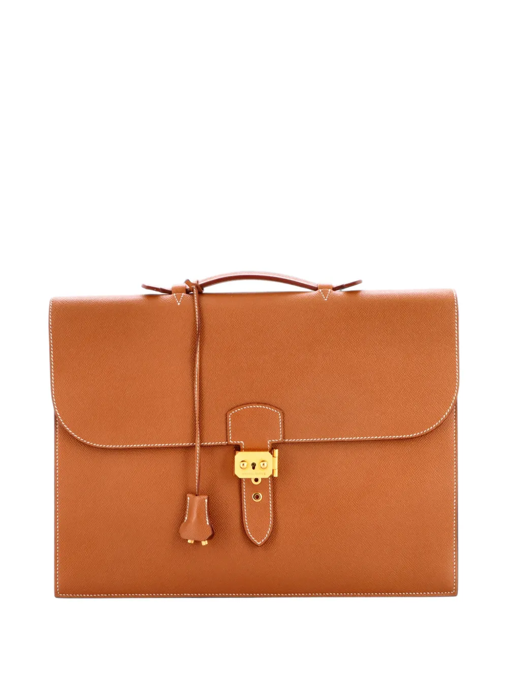 Hermès Pre-Owned Sac a Depeches Bag Courchevel 38 business bag - Braun