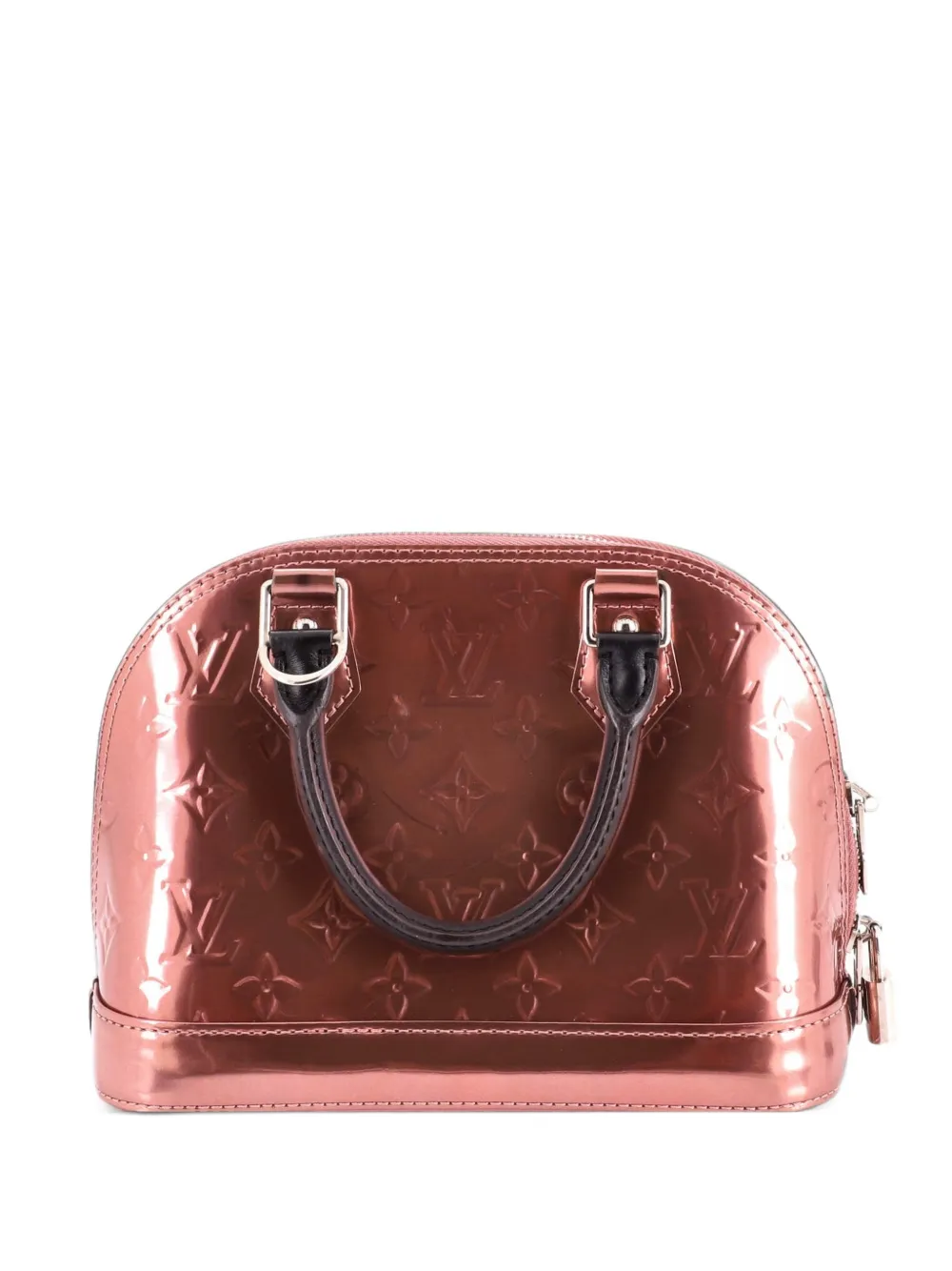 Louis Vuitton Pre-Owned Alma Metallic Monogram Vernis with Leather BB handbag - Rosa
