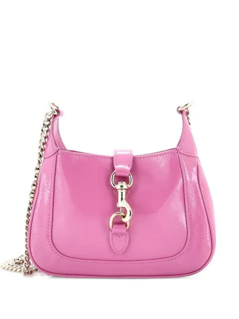 Gucci Pre-Owned Jackie Notte Chain Patent Mini shoulder bag