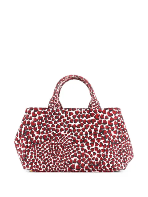 Prada Pre-Owned Canapa Convertible Printed Canvas Medium tote bag